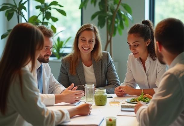 Équipe NutriSanté Conseil en session collaborative